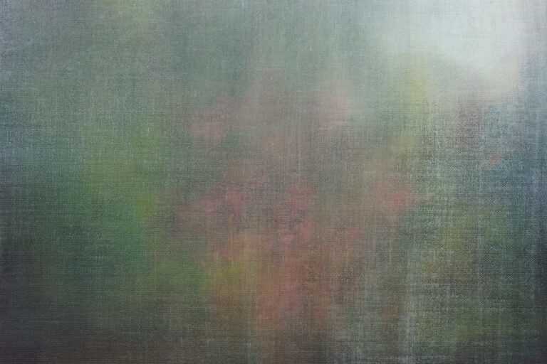 Samantha Torrisi, Autunno, 2023, olio su tela applicata a tavola, cm 16×20
