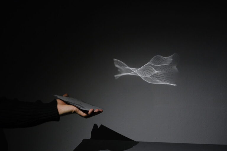 Mirror Book, serigrafia su mirror film, 2023 ph. Anita Pesoli